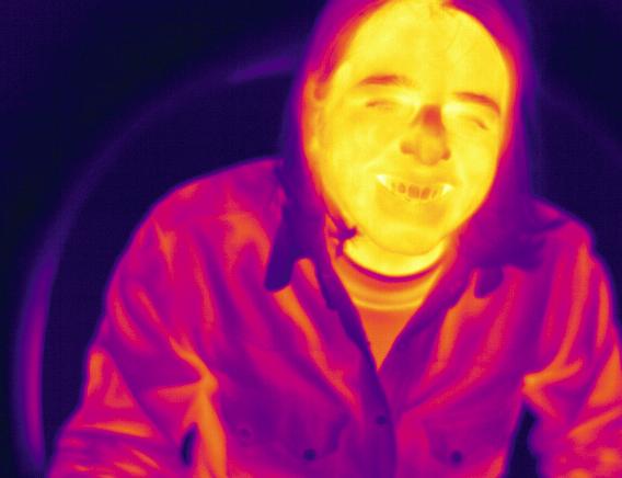 磁場強度3特斯拉時的熱圖像